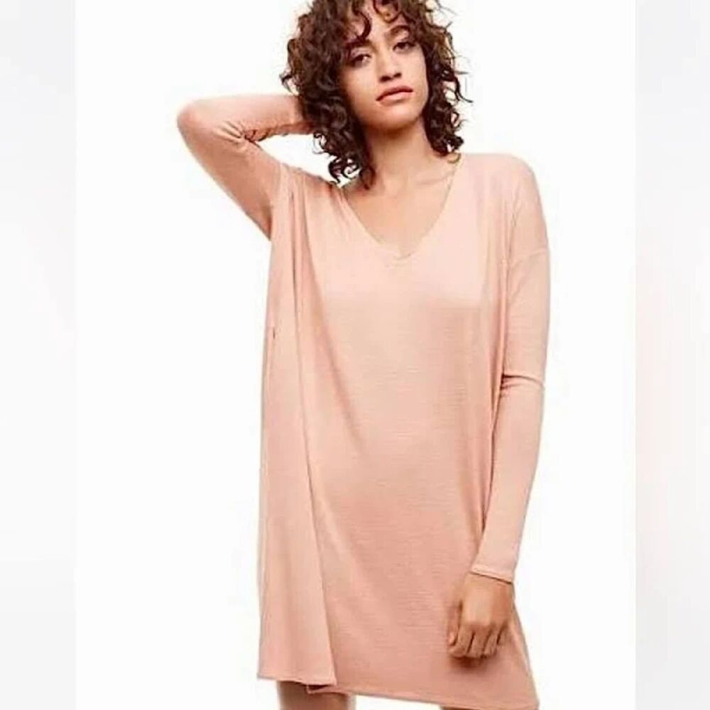 ARITZIA Wilfred Free Gail Knit Tunic Dress‎ Beige X-Small